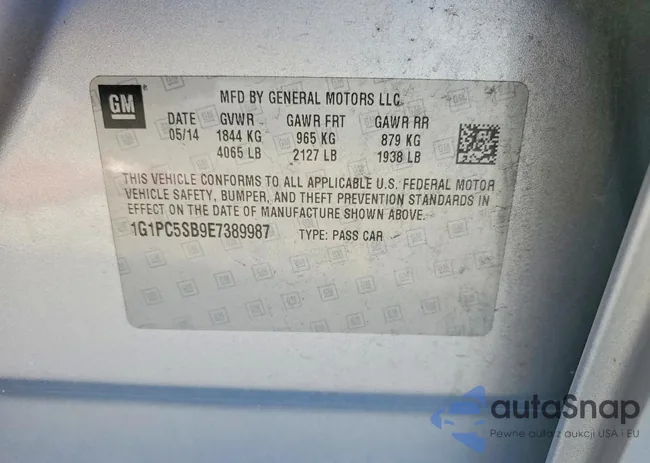 1G1PC5SB9E7389987: 75621865