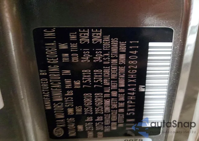 5XYPH4A1XHG280411: 75841095