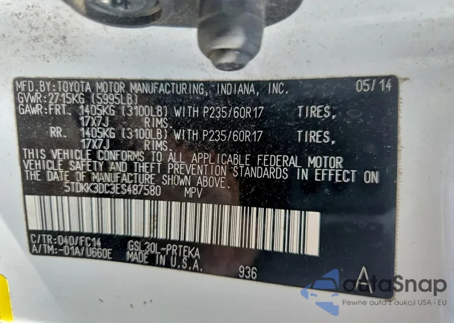 5TDKK3DC3ES487580: 78710915