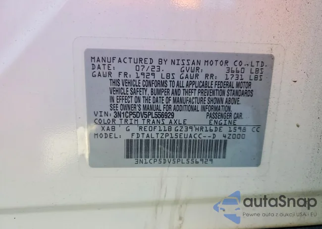 3N1CP5DV5PL556929: 77486945