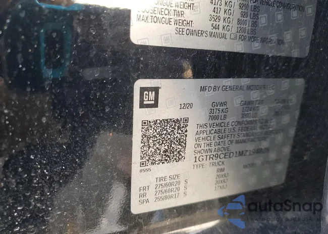 1GTR9CED1MZ194825: 74928035