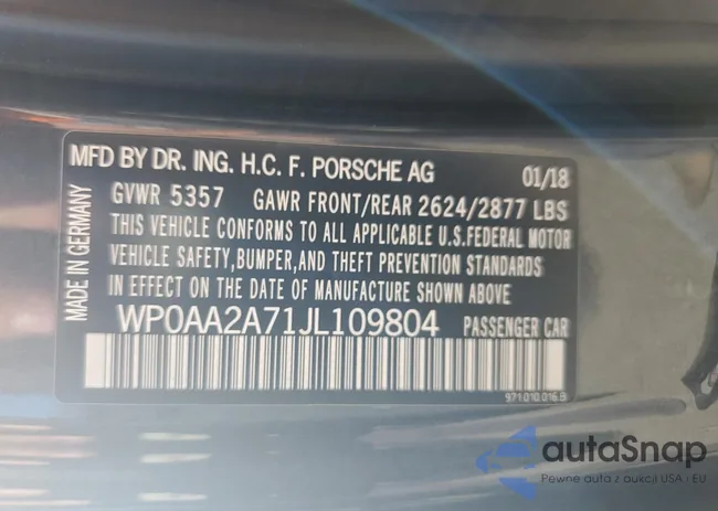 WP0AA2A71JL109804: 49033024