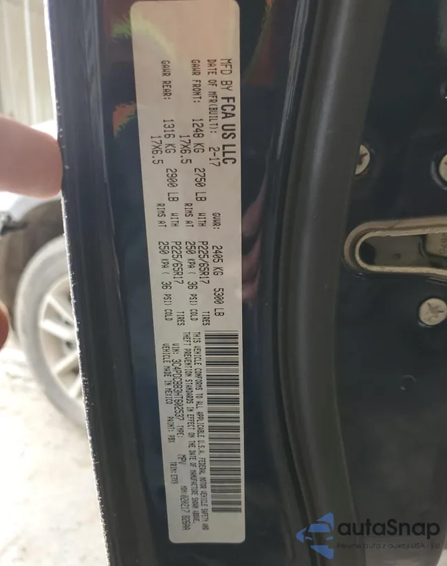 3C4PDCBB3HT602537: 93727995