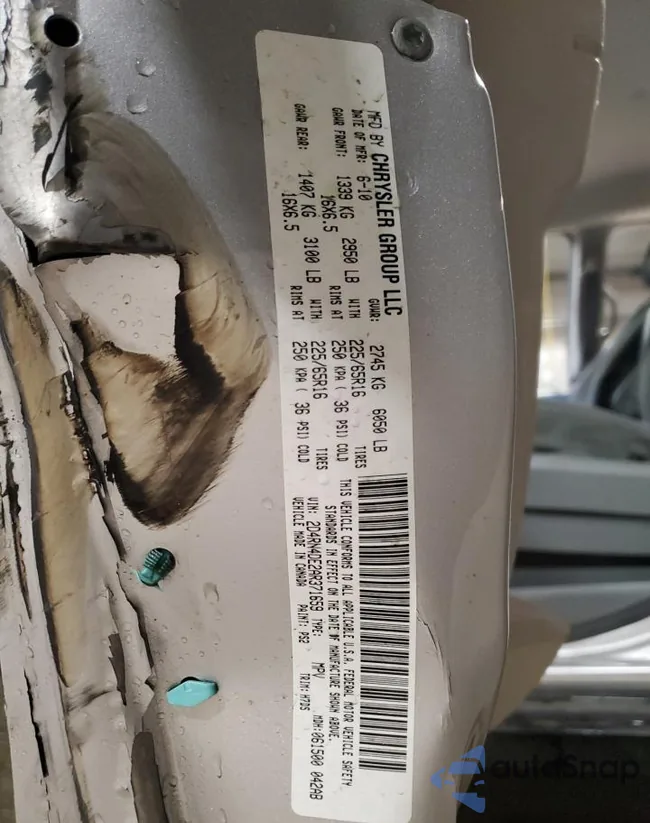 2D4RN4DE2AR371659: 47377255