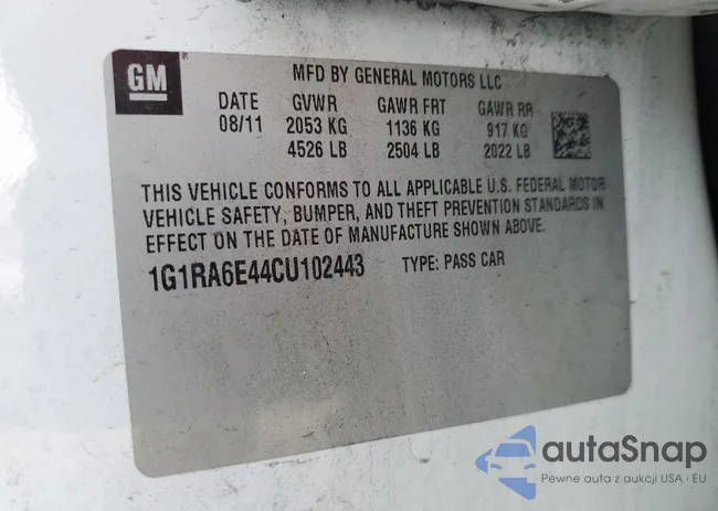 1G1RA6E44CU102443: 75318945