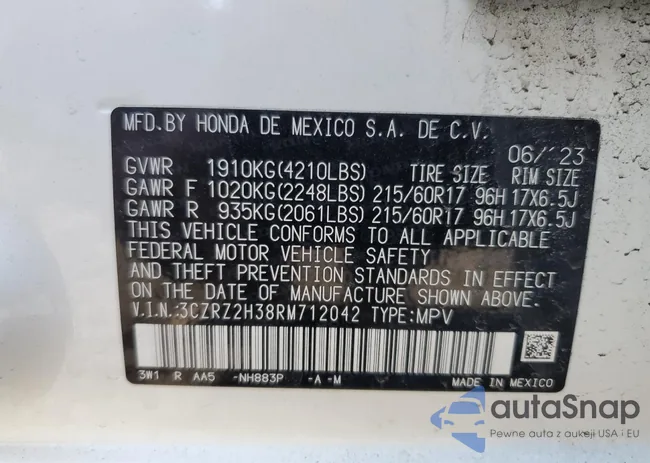 3CZRZ2H38RM712042: 48235685