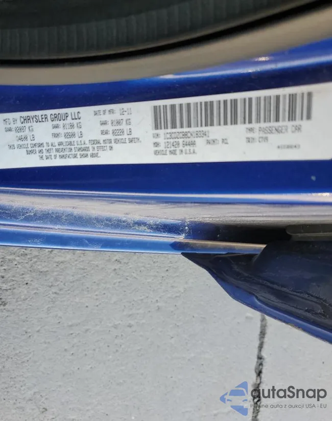 1C3CDZCB8CN183341: 49246745