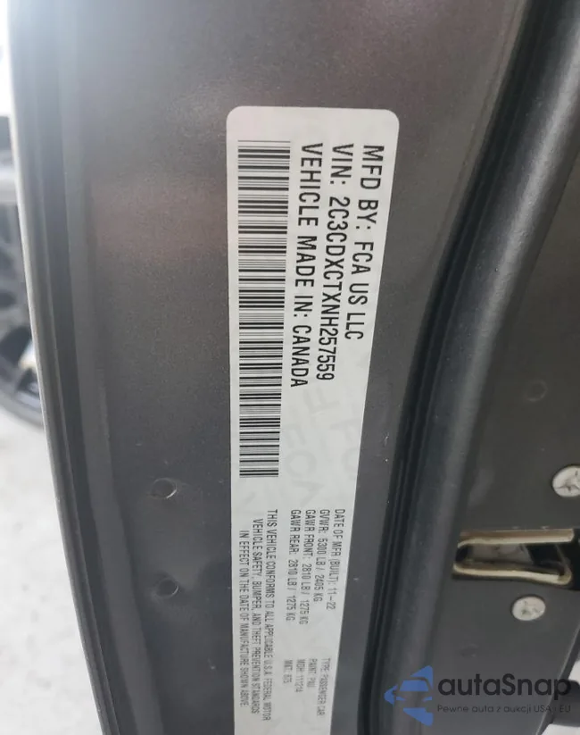 2C3CDXCTXNH257559: 47611415