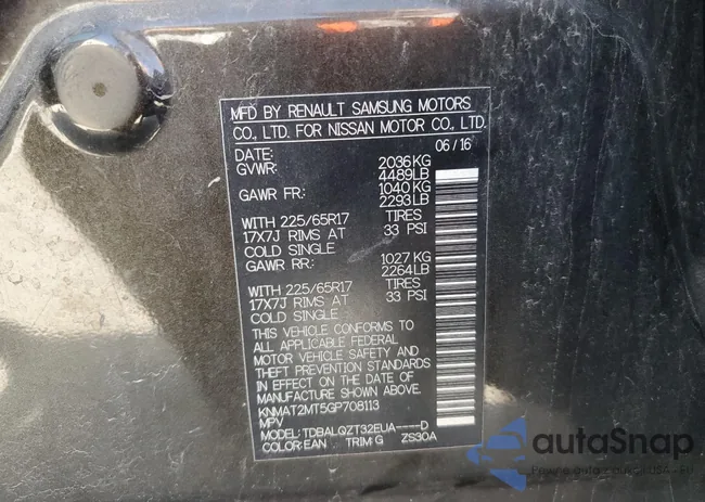 KNMAT2MT5GP708113: 49280865