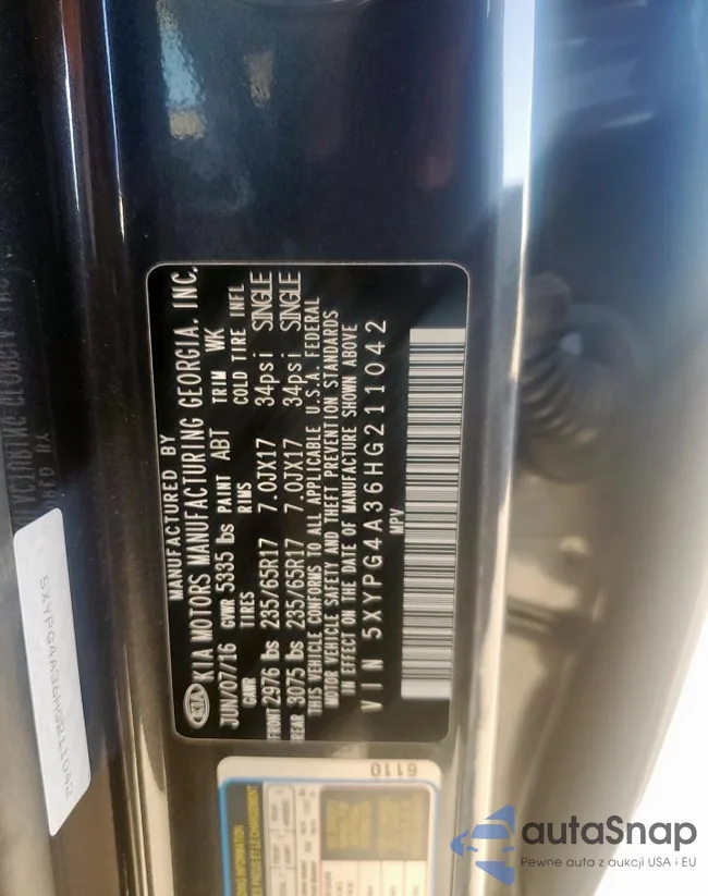 5XYPG4A36HG211042: 48977085