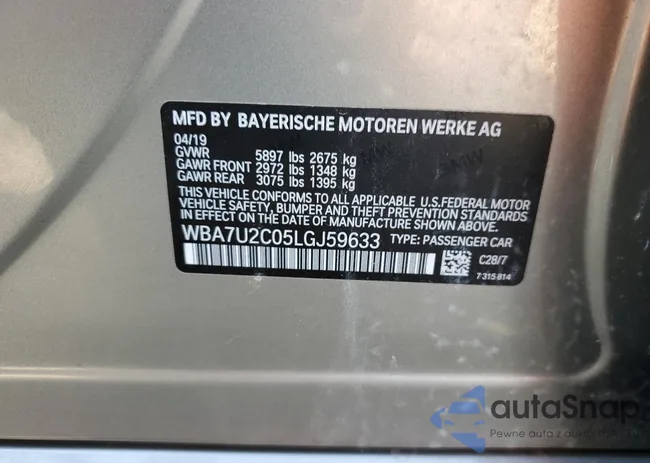 WBA7U2C05LGJ59633: 48515895