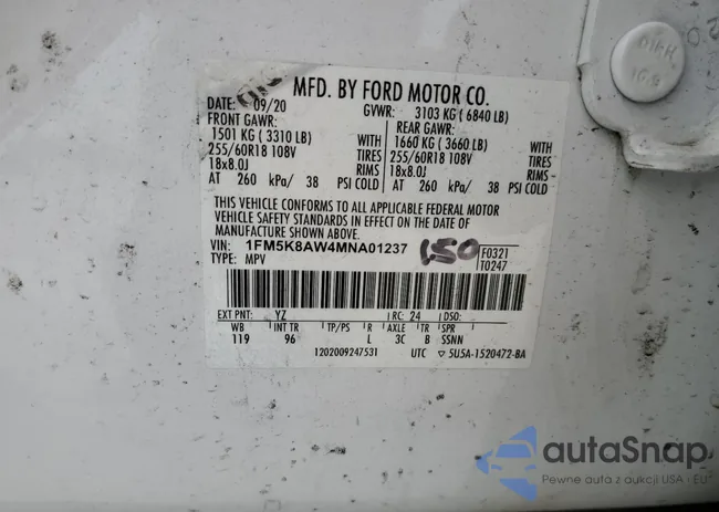 1FM5K8AW4MNA01237: 48664315