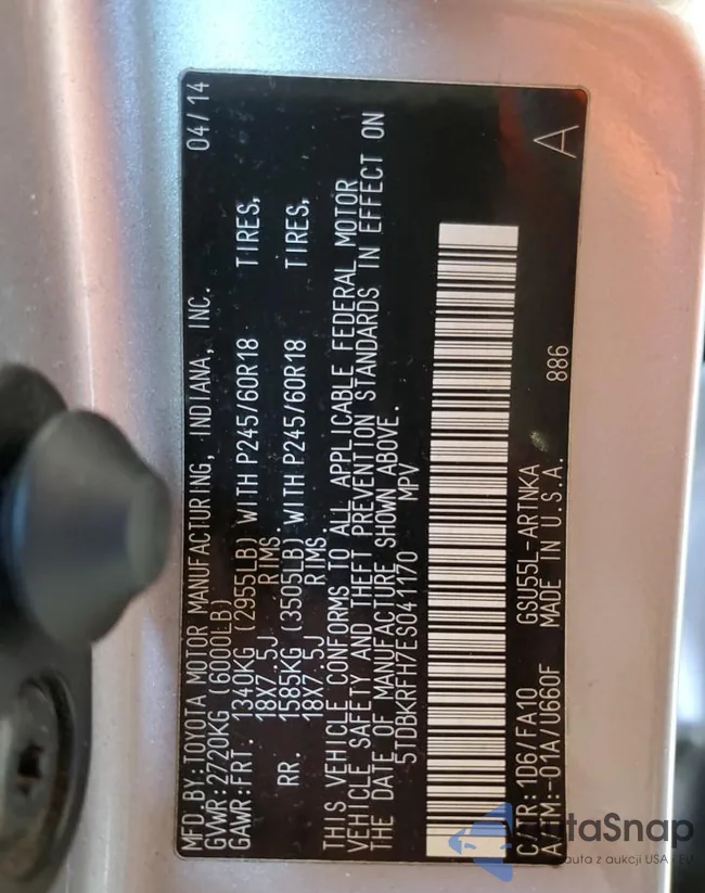 5TDBKRFH7ES041170: 59275835