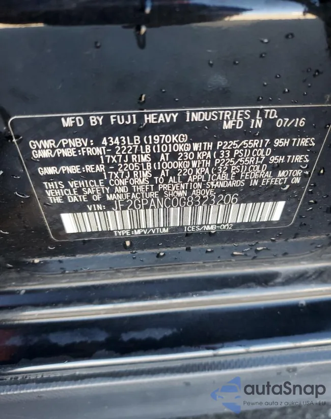 JF2GPANC0G8323206: 47116005