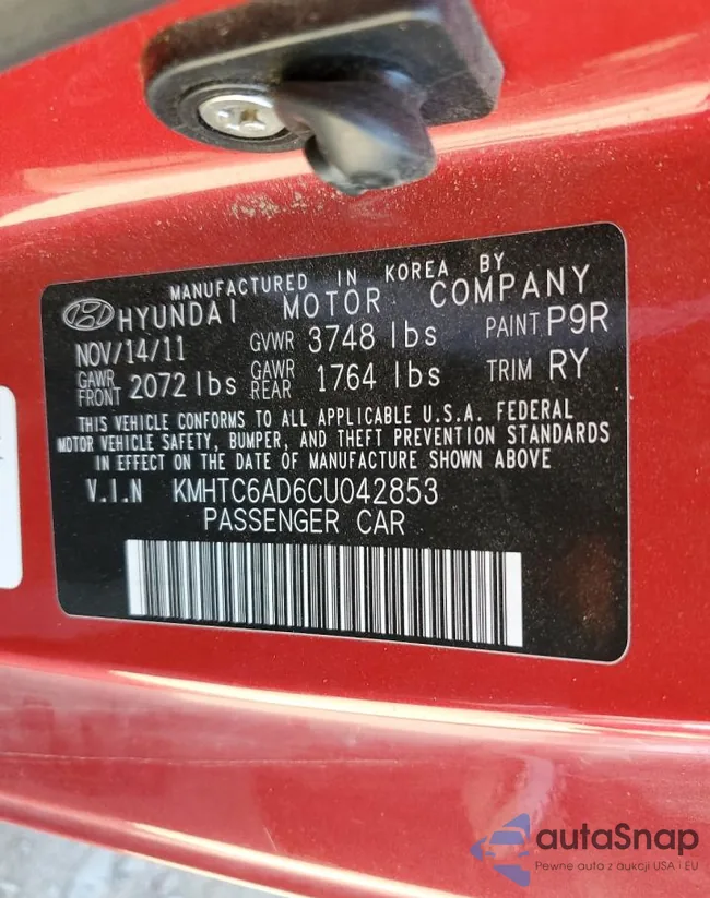 KMHTC6AD6CU042853: 49553775