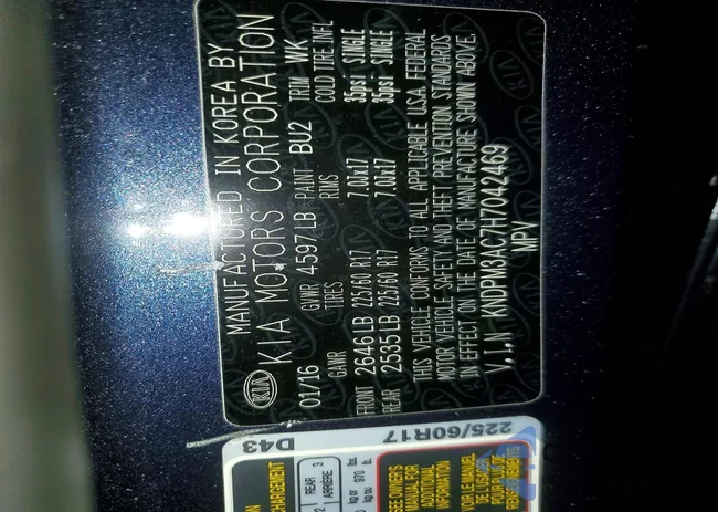 KNDPM3AC7H7042469: 46735096