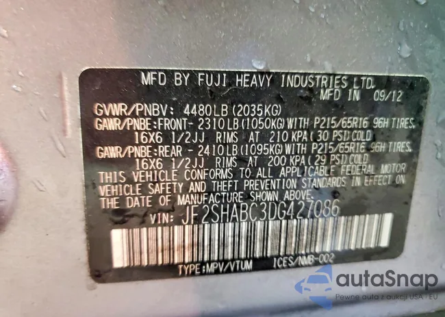 JF2SHABC3DG427086: 47324686