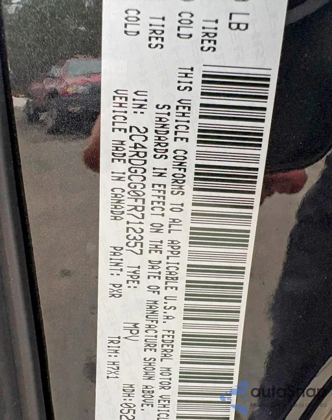 2C4RDGCGØFR712357: 47417976