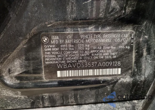 WBAVD53537A009128: 78863925
