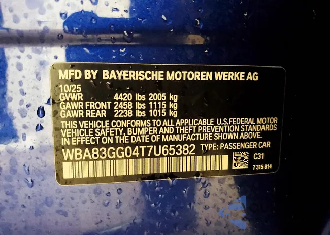 WBA83GG04T7U65382: 79761935