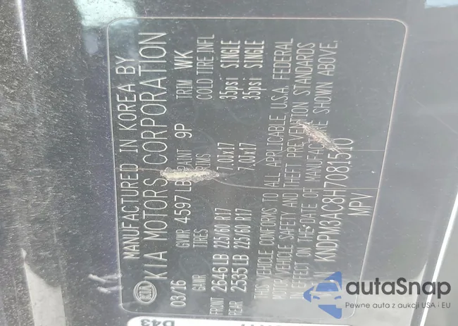 KNDPM3AC8H7081510: 79998435