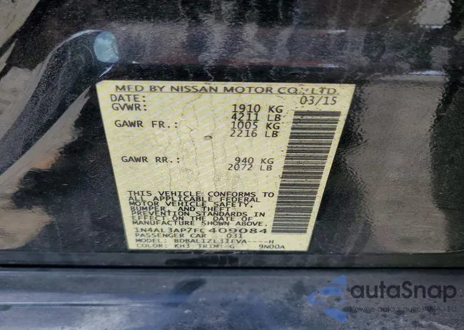 1N4AL3AP7FC409084: 79997265