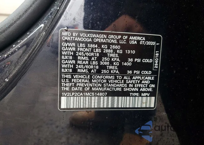 1V2LP2CA1MC514807: 79929005