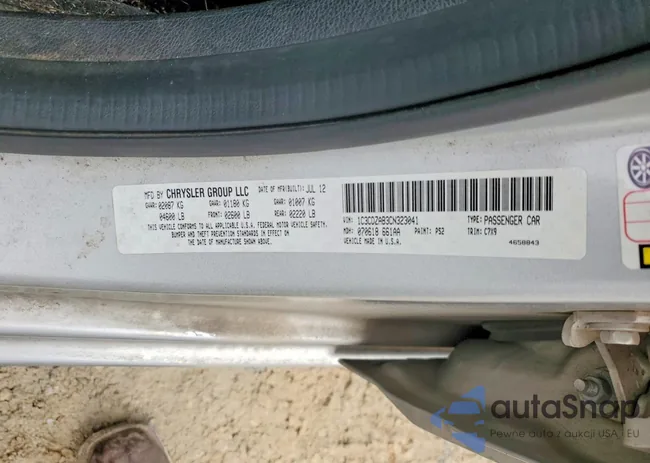 1C3CDZAB3CN323041: 45625856