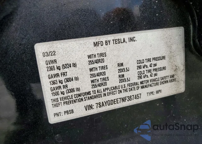 7SAYGDEE7NF387457: 41733376