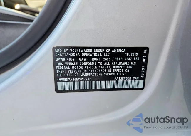 1VWBN7A36EC037746: 46216996