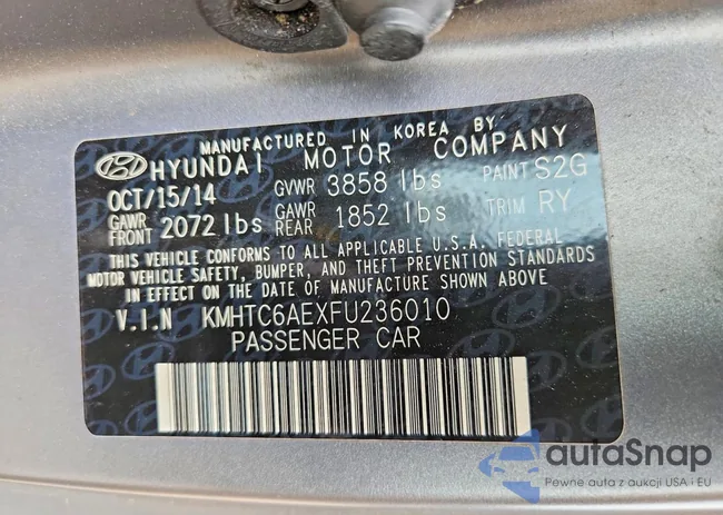 KMHTC6AEXFU236010: 41901806