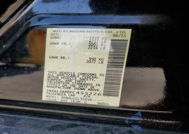 1N4AL3AP0FC455226: 79390995