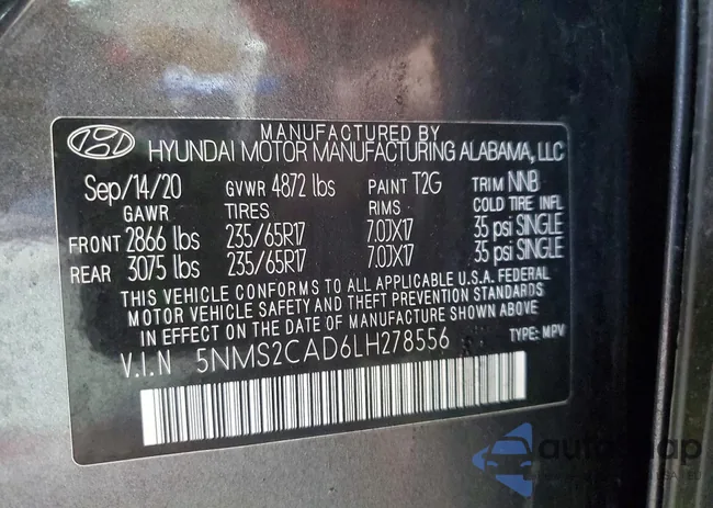 5NMS2CAD6LH278556: 79521295