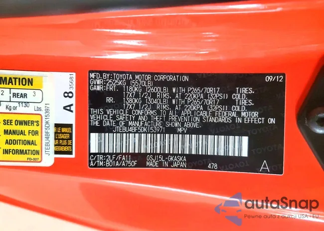 JTEBU4BF5DK153971: 93948385