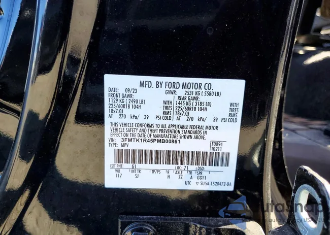 3FMTK1R45PMB00861: 41789946