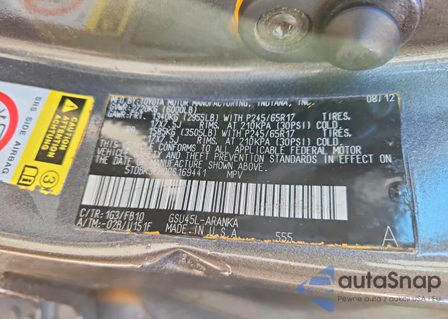 5TDBK3EH0CS169441: 46091346