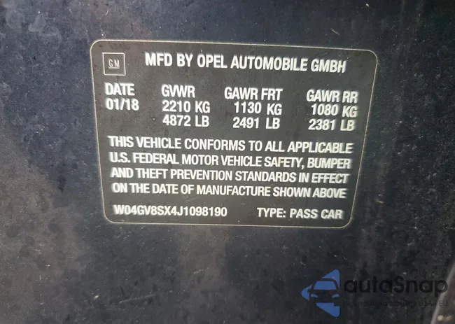 W04GV8SX4J1098190: 45666916