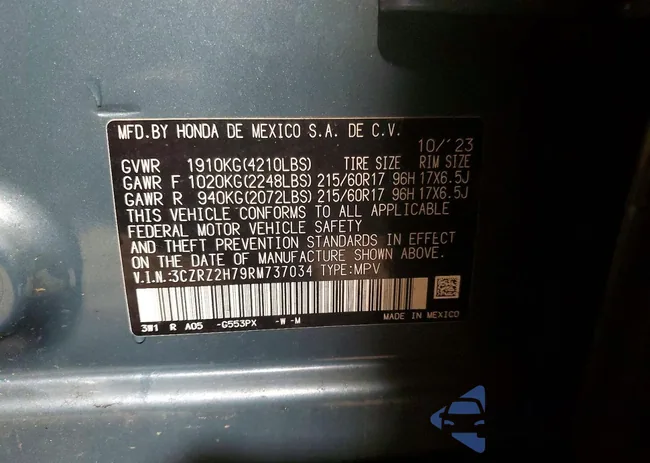 3CZRZ2H79RM737034: 79686885