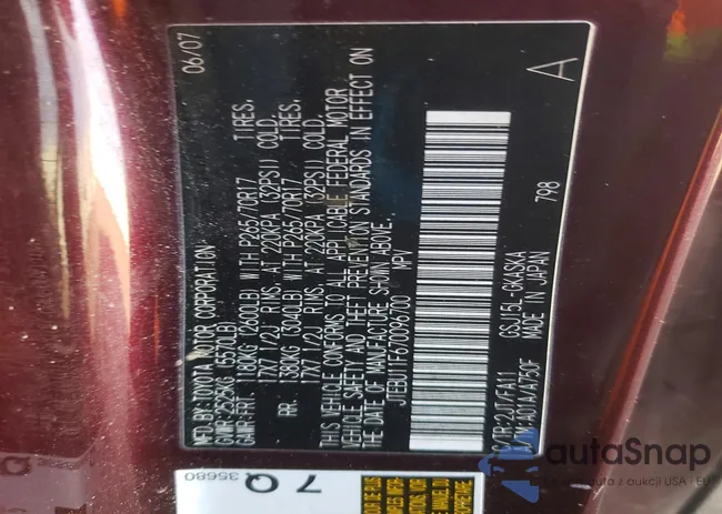 JTEBU11F670096700: 46138496