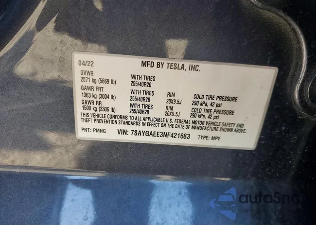 7SAYGAEE3NF421683: 74494205