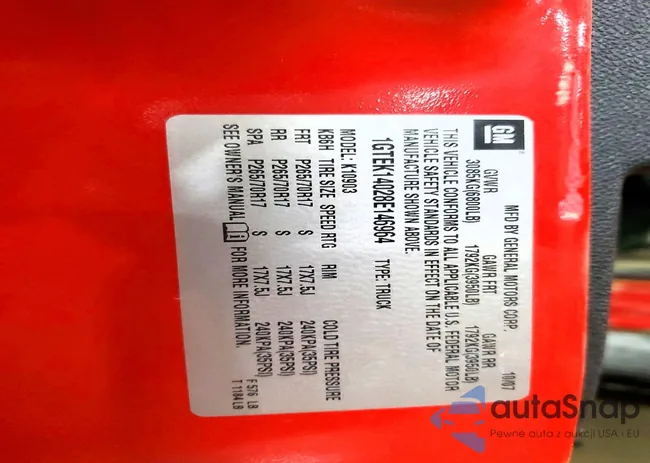 1GTEK14028E146964: 79257085