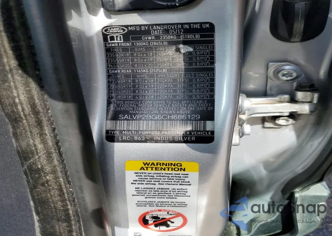 SALVP2BG6CH686129: 79613675