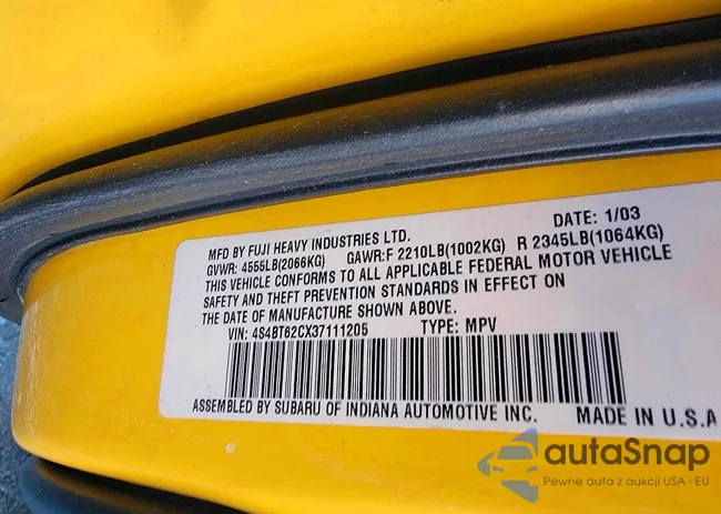 4S4BT62CX37711205: 45571336