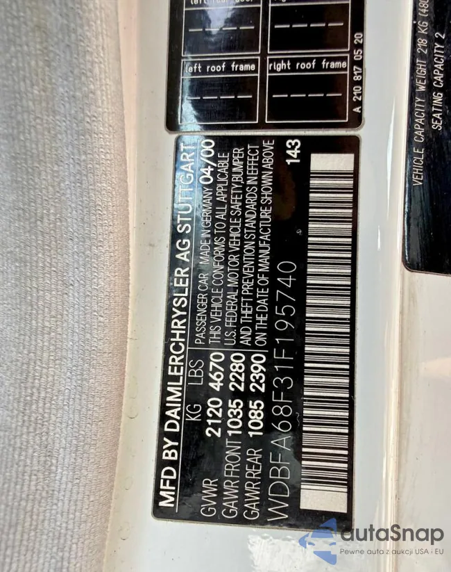 WDBFA68F31F195740: 46169096