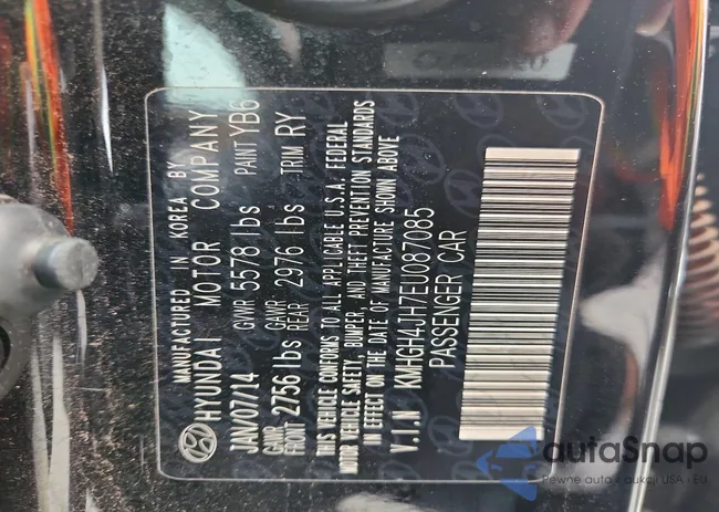 KMHGH4JH7EU087085: 45642946