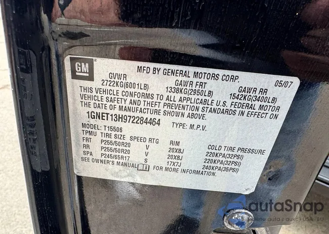 1GNET13H972284464: 41739816