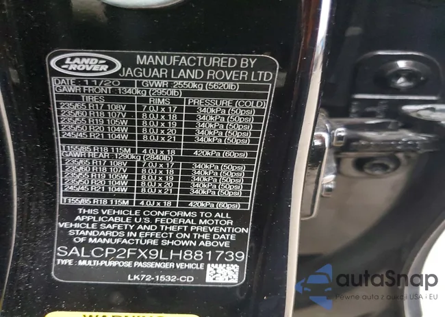 SALCP2FX9LH881739: 79494845