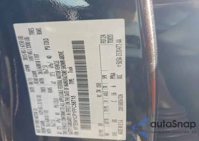 1FTEW1CP1FFC58715: 41713086