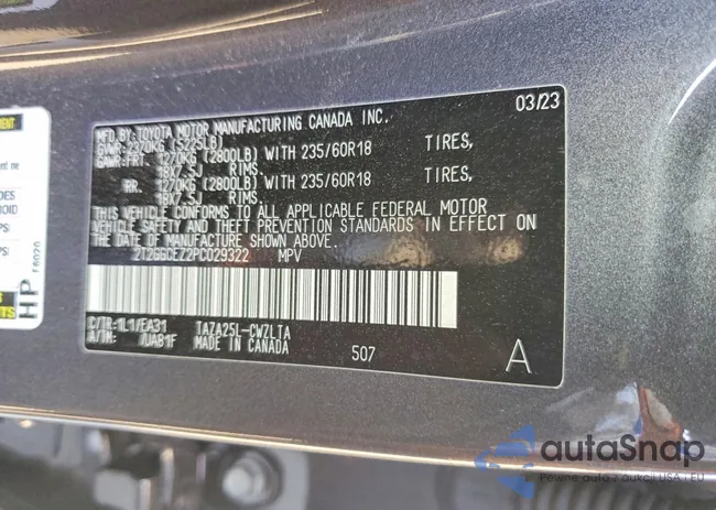 2T2GGCEZ2PC029322: 41821256