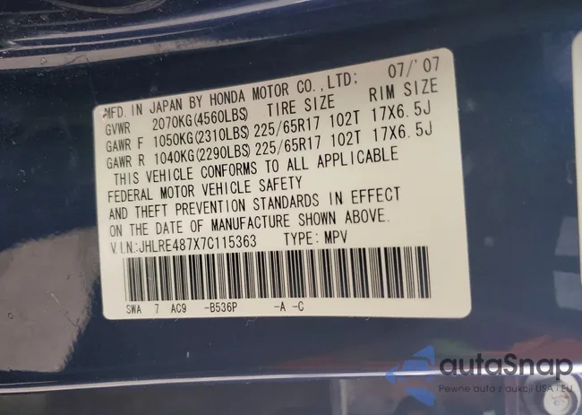 JHLRE487X7C115363: 79473375